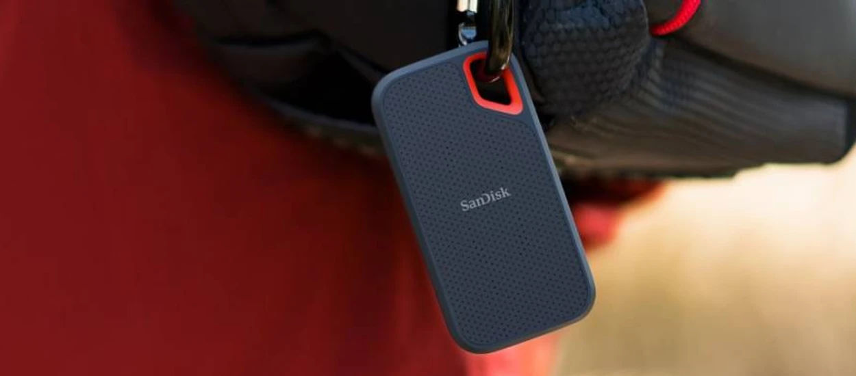 Bezpieczne przenoszenie i szybkie kopiowanie danych. Teraz SanDisk Extreme Portable SSD 1TB za 721 zł