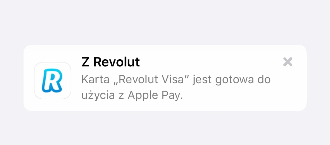 Nareszcie! Od teraz dodacie karty Revolut w Apple Pay