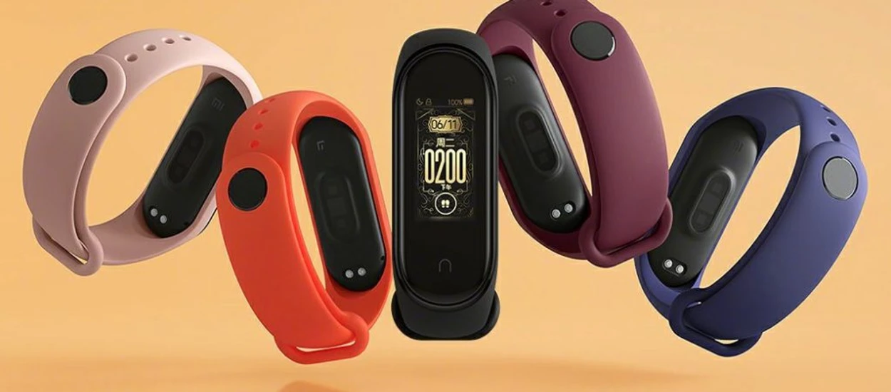 Xiaomi Mi Band 4 z kolorowym wyświetlaczem, mikrofonem i NFC