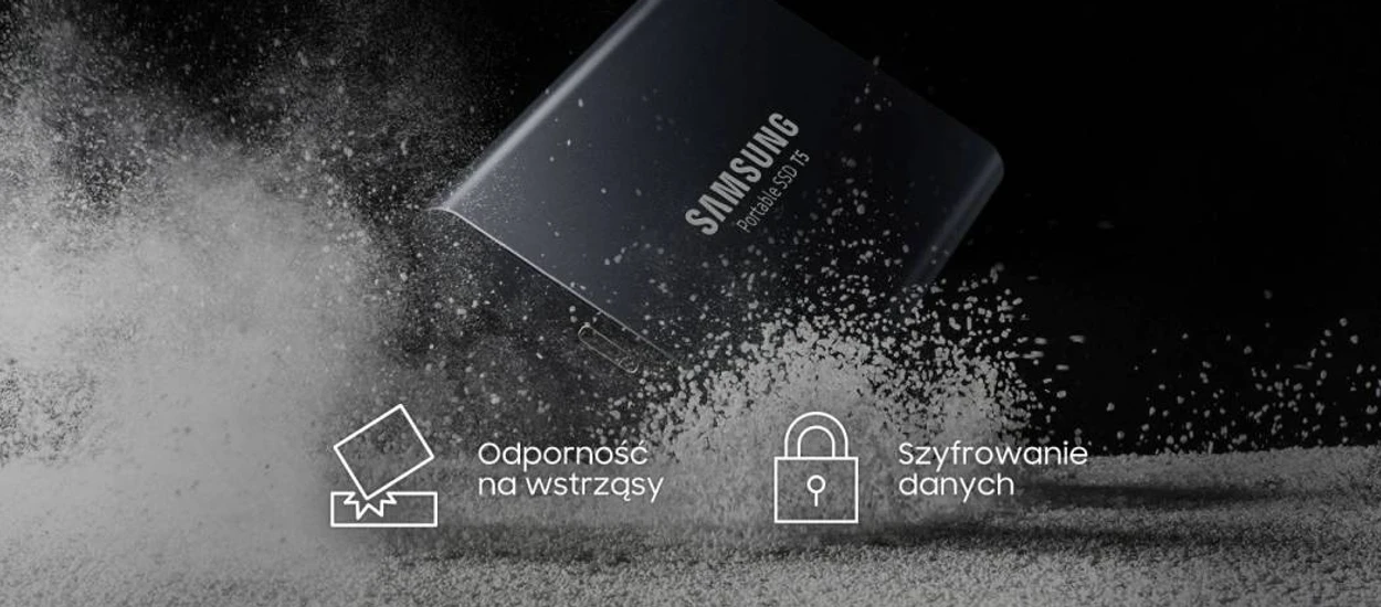 Zewnętrzny dysk SSD, w standardzie USB-C, 70 groszy za 1GB! Samsung T5 500GB za 352 zł!