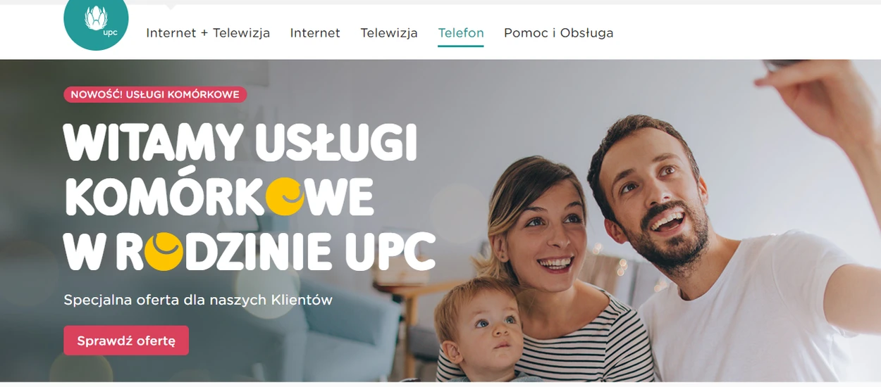 UPC też chce być operatorem konwergentnym i udostępnia właśnie ofertę komórkową