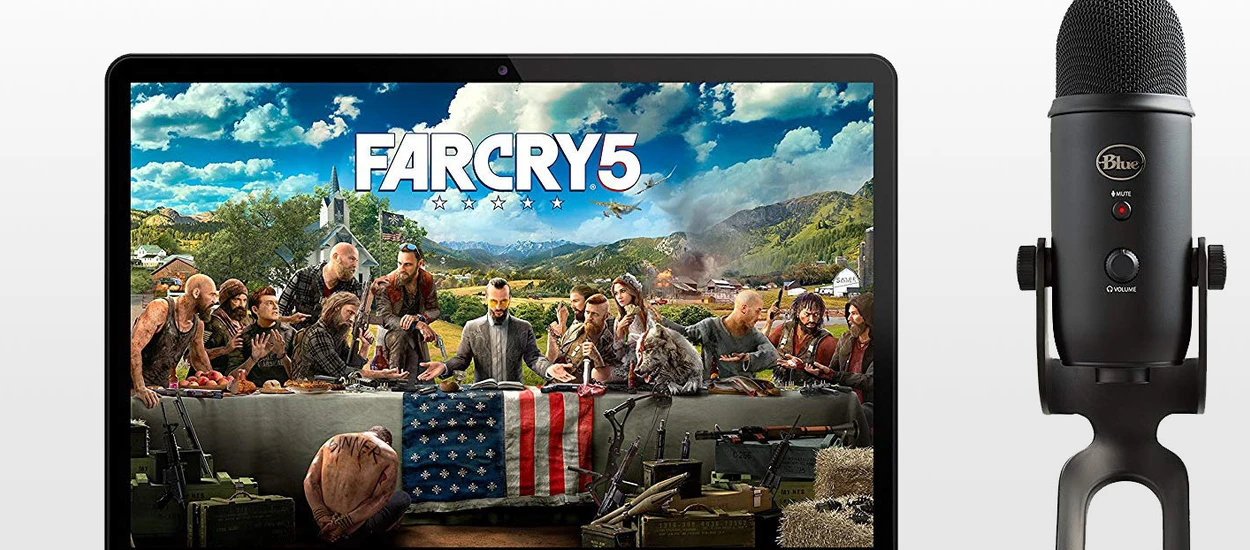 Świetny zestaw. Blue Yeti Blackout i Far Cry 5 w bardzo dobrej cenie