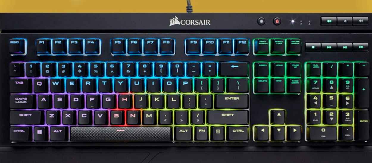 Klawiatura mechaniczna Corsair K68 z podświetleniem RGB w promocji