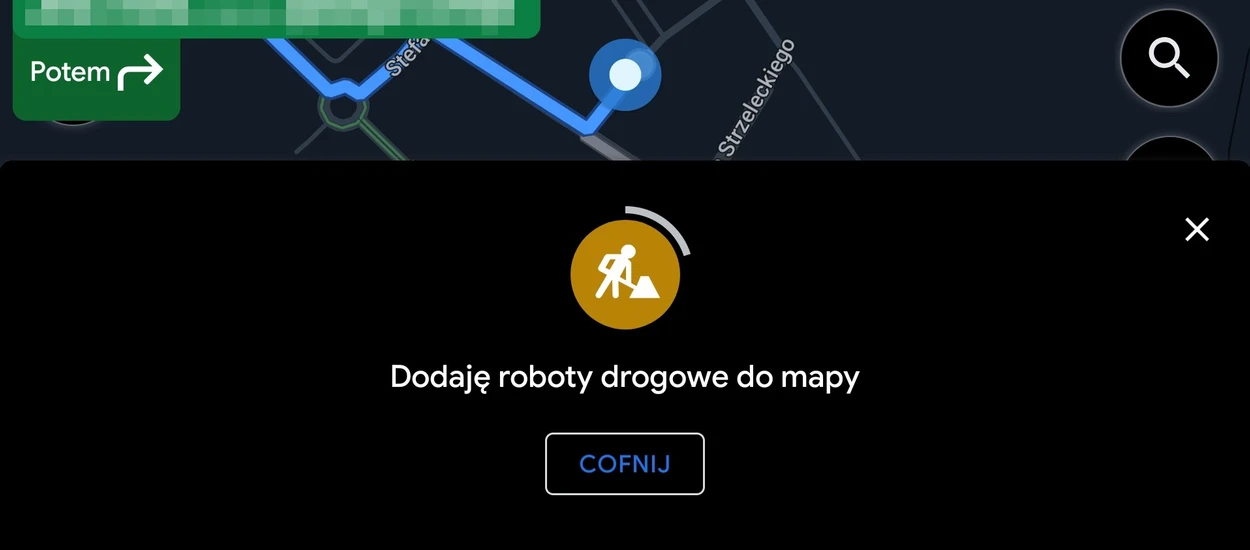 Mapy Google z nową funkcją, teraz wskażesz roboty drogowe