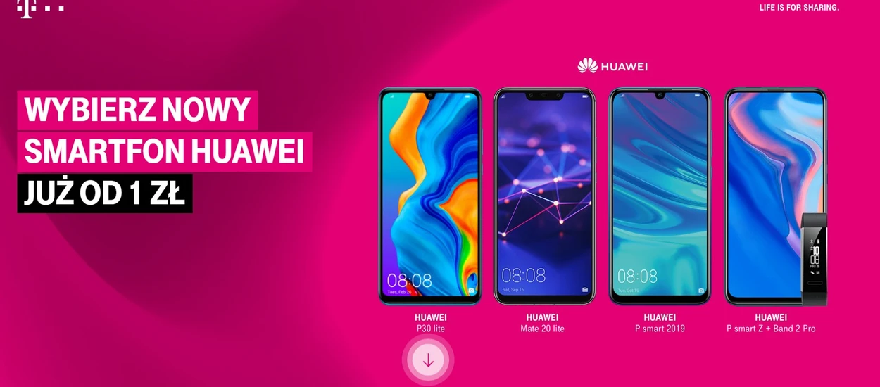 6 modeli Huawei w ofercie specjalnej w T-Mobile. Sprawdzamy ceny