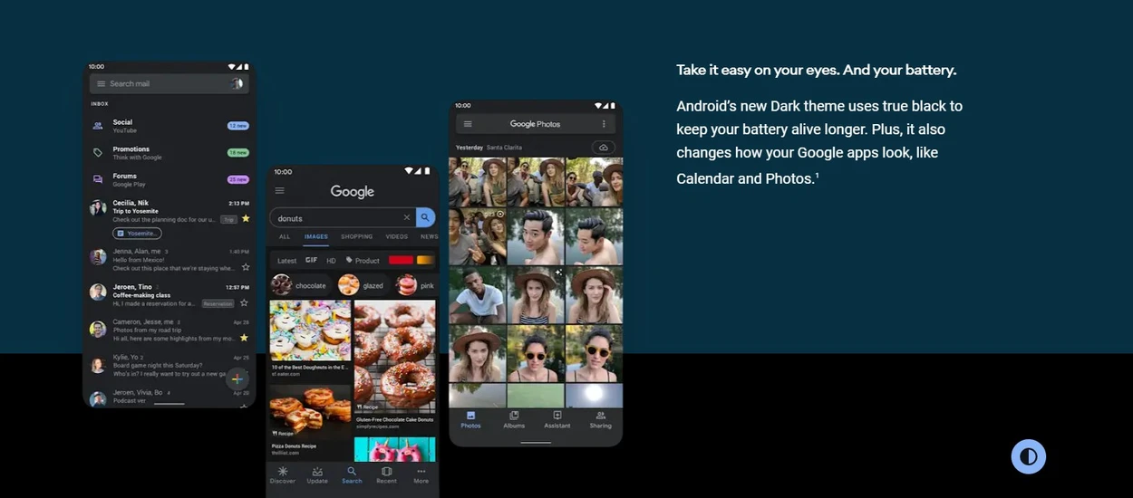 Ciemny motyw uratuje Wasze akumulatory. Czemu Google się tak ociąga?