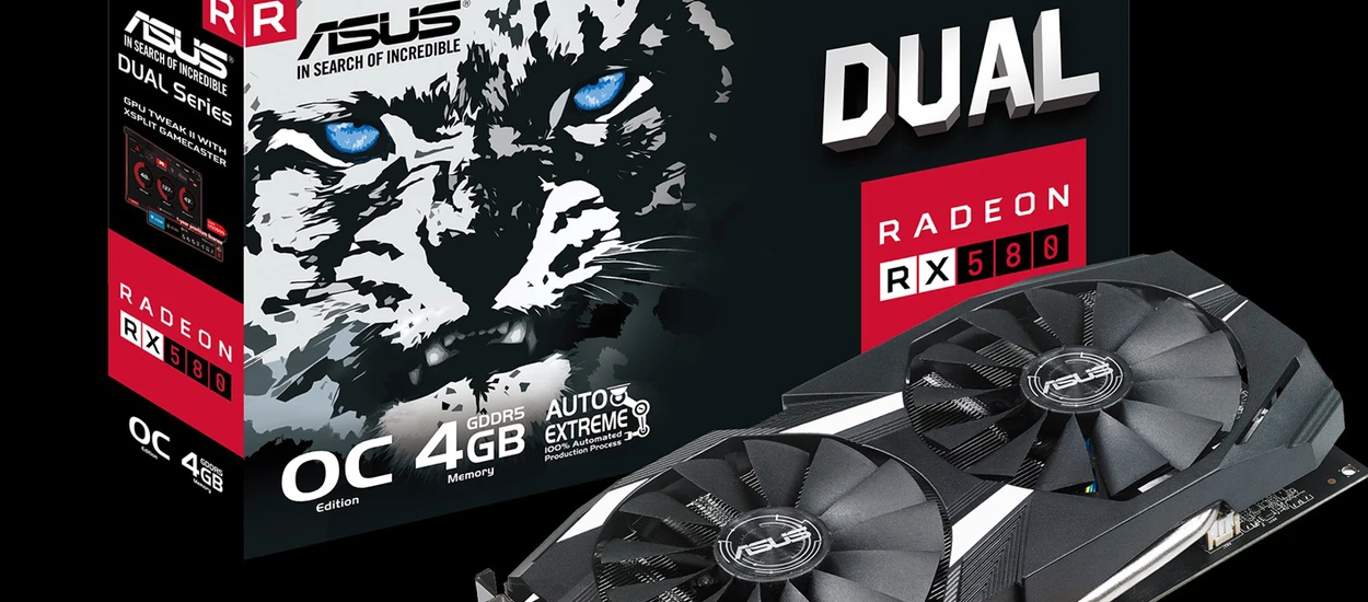 ASUS Radeon RX 580 Dual OC 4GB w jeszcze niższej cenie