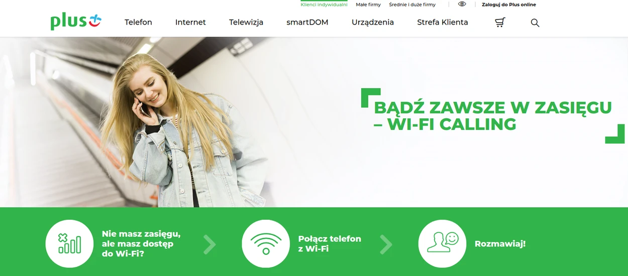 Po 4 latach testów Plus udostępnia WiFi Calling dla wszystkich chętnych