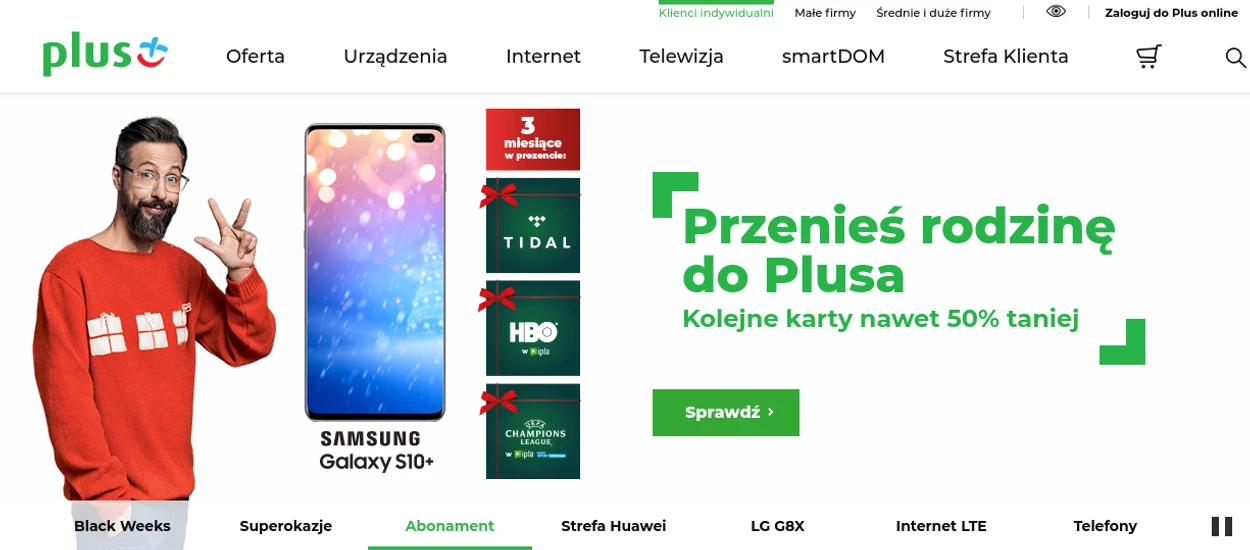 Świąteczna oferta Plusa to nie tylko urządzenia, ale i usługi z prezentami w cenie