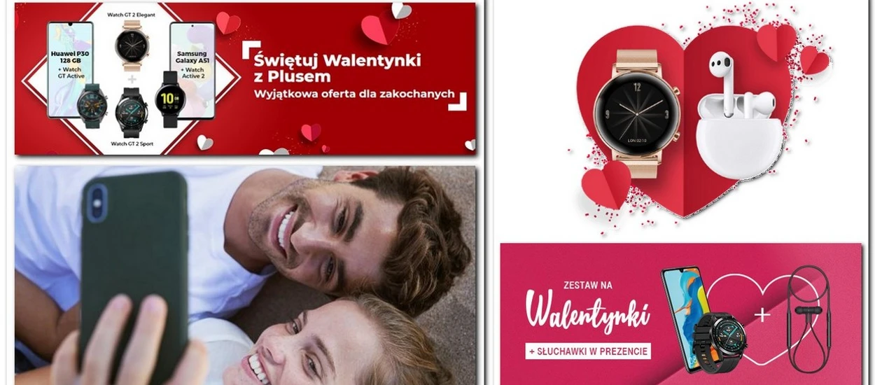 Co w tym roku przygotowały nasze telekomy na Walentynki? Głównie smartwatche, ale są też słuchawki i smartfony