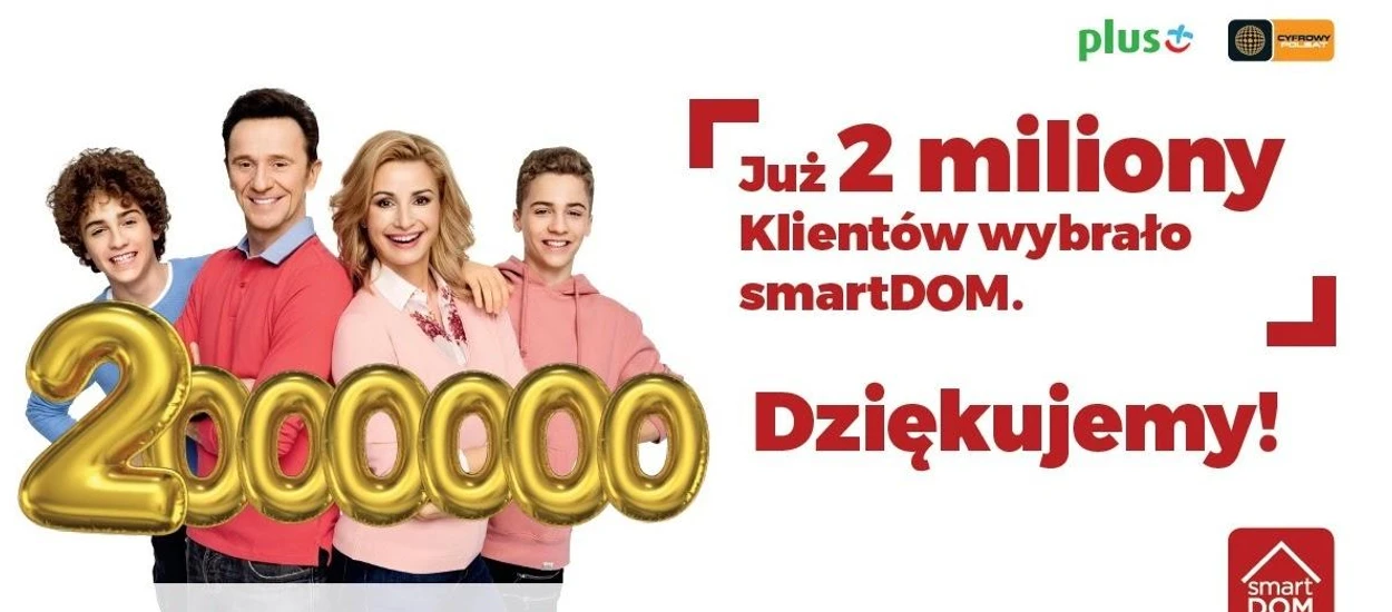 Już co trzeci klient Plusa i Cyfrowego Polsatu łączy swoje usługi. Z czego wynika tak duża popularność programu smartDOM?