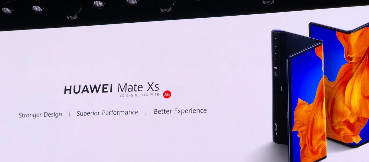 Huawei prezentuje składanego Mate Xs, tablety MatePad Pro i Matebooka X Pro