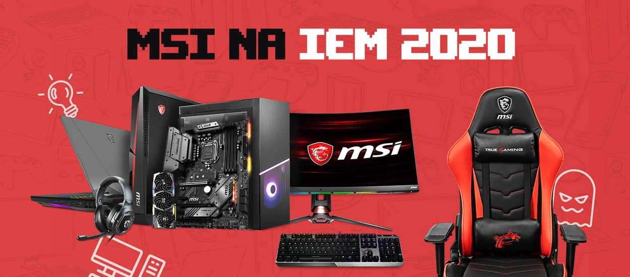 MSI na IEM 2020. Promocje na sprzęt komputerowy i akcesoria gamingowe.