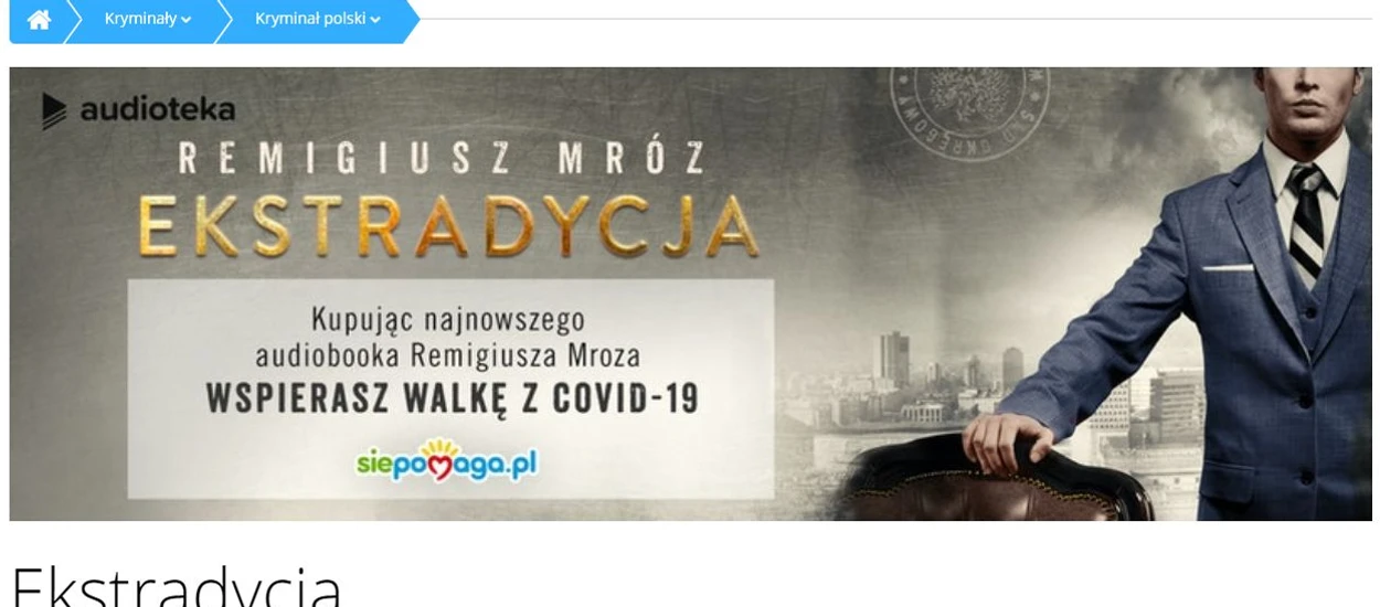 Audioteka pomaga w zbiórce na walkę z COVID-19