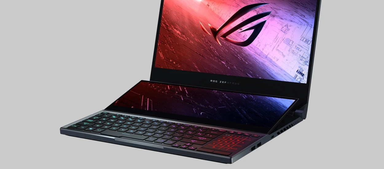 Zobaczcie nowe laptopy Asusa i ich ROG Zephyrus Duo 15 z dwoma ekranami, który skradł moje serce