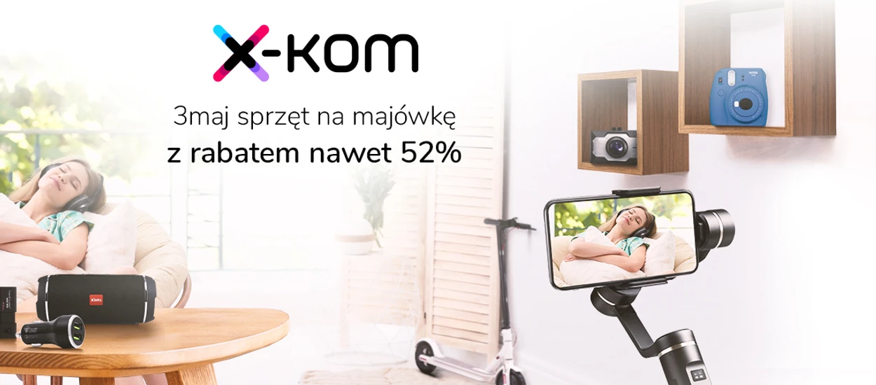 Majówka i Wiosenne porządki – promocje w x-kom z dużymi rabatami