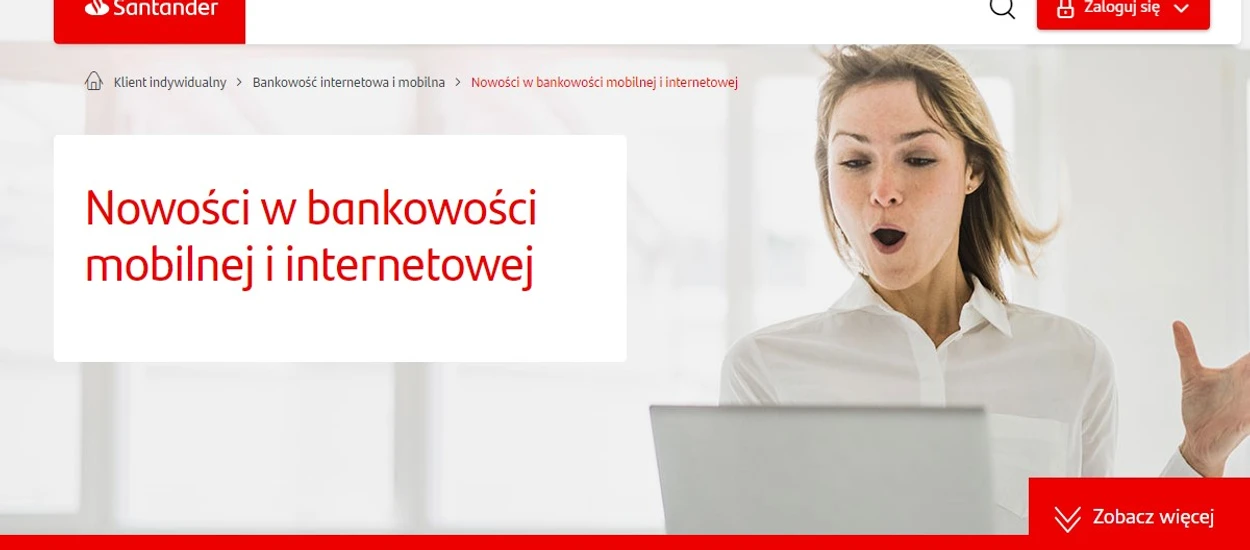 Sprawdź już dziś, jak od soboty będzie wyglądała bankowość internetowa i mobilna Santander Bank Polska