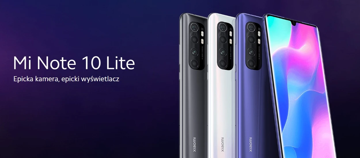 Xiaomi Mi Note 10 Lite ze słuchawkami Mi True Wireless Earbuds w prezencie. Naprawdę w prezencie