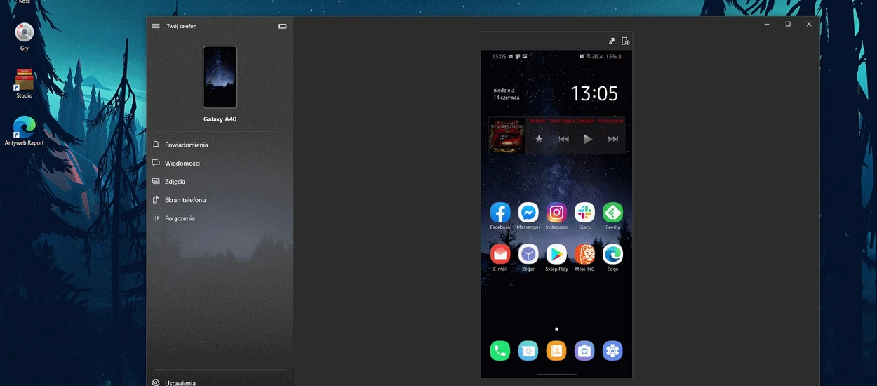 Windows Twój Telefon - jak działa streamowanie ekranu ze smartfona na komputer?