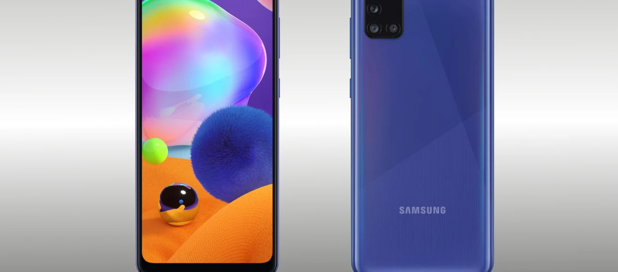 Samsung pokazał Galaxy A31 z baterią 5000 mAh