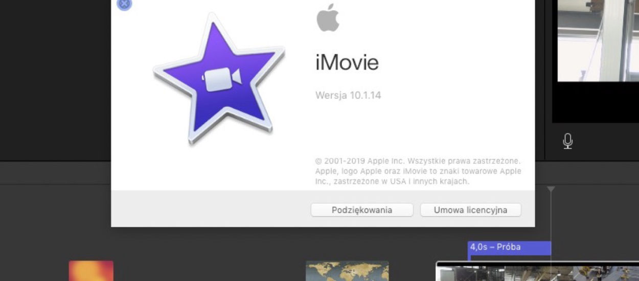 iMovie - czy warto z nim rozpocząć zabawę w montaż filmów