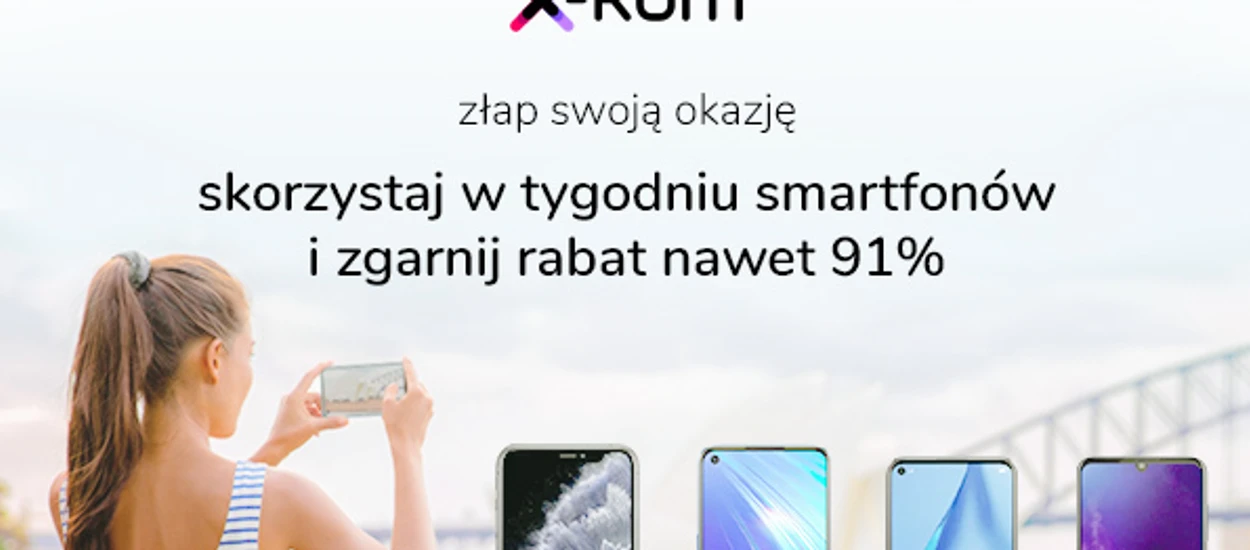 Tydzień smartfonów w x-komie z rabatami do 91%