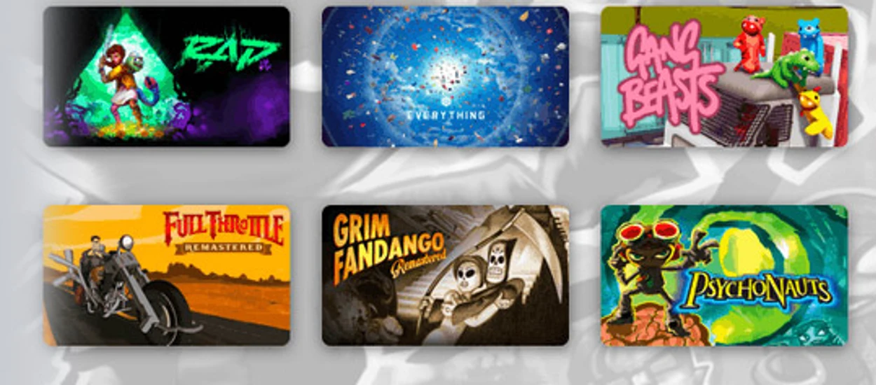 Gry w trzech wariantach cenowych w Humble Double Fine 20th Anniversary Bundle