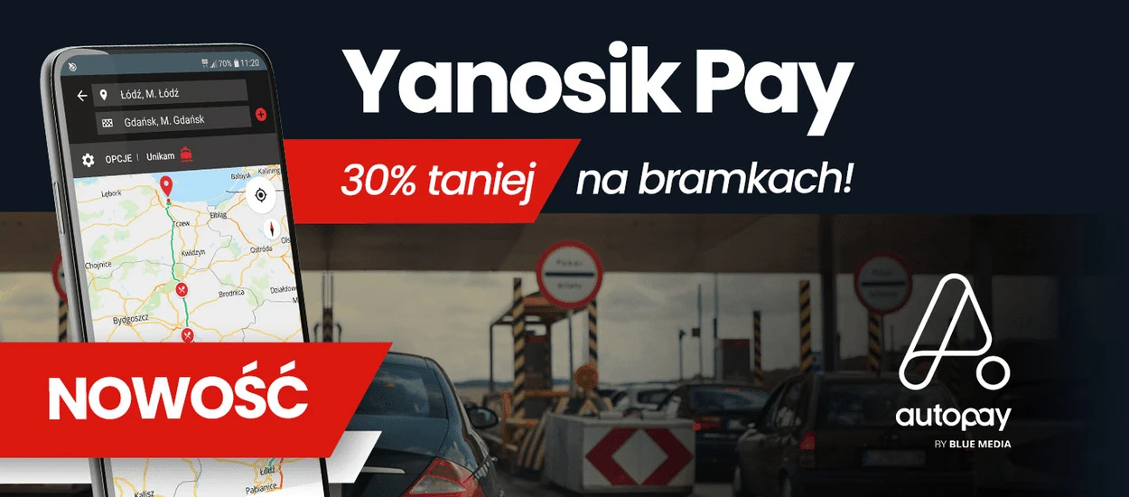 Tańsze przejazdy autostradami dla użytkowników nowej usługi Yanosik Pay