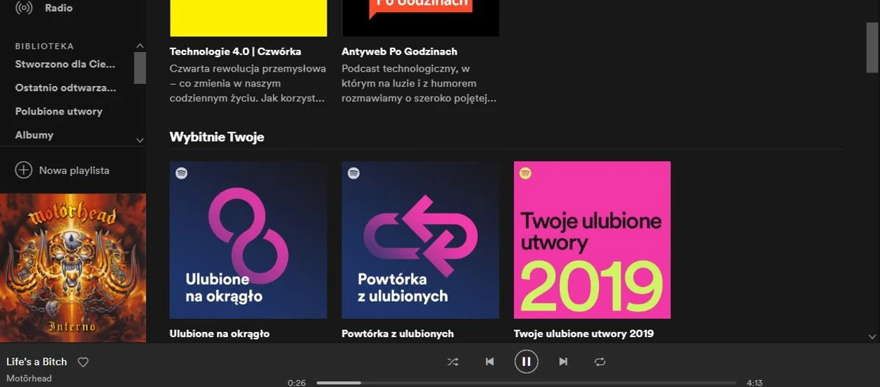 Interfejs Spotify - najwyższy czas na zmiany