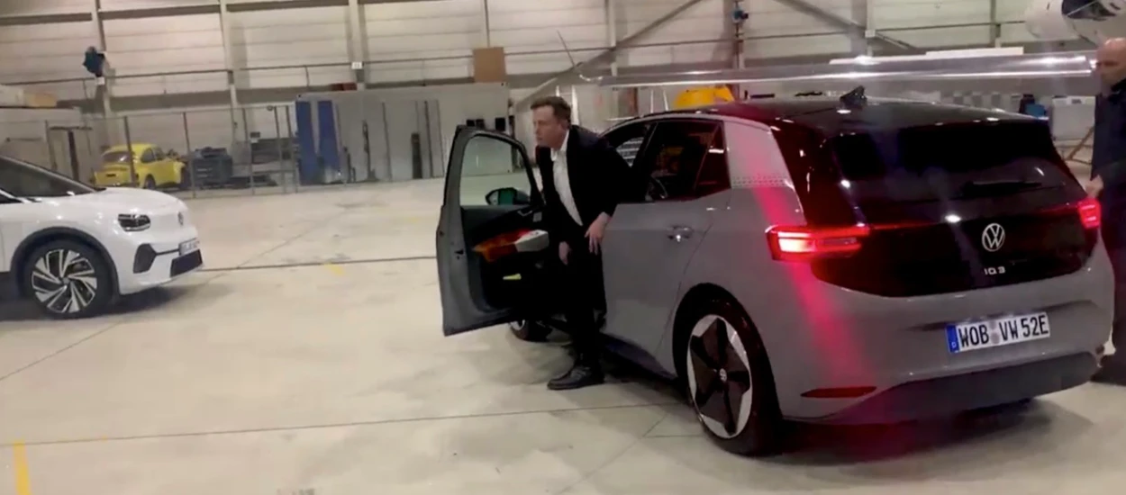 Najpierw się z ciebie śmieją... czyli Elon Musk w VW ID.3