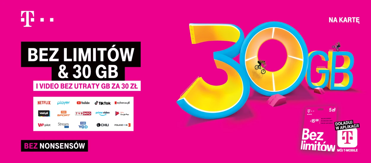 T-Mobile GO - nowa oferta na kartę z bonusowymi GB za doładowanie