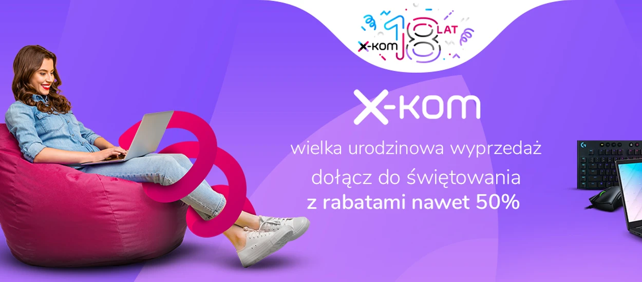 Rusza wielka Urodzinowa wyprzedaż w x-komie. Przez cały tydzień sprzęty i akcesoria nawet 50% taniej