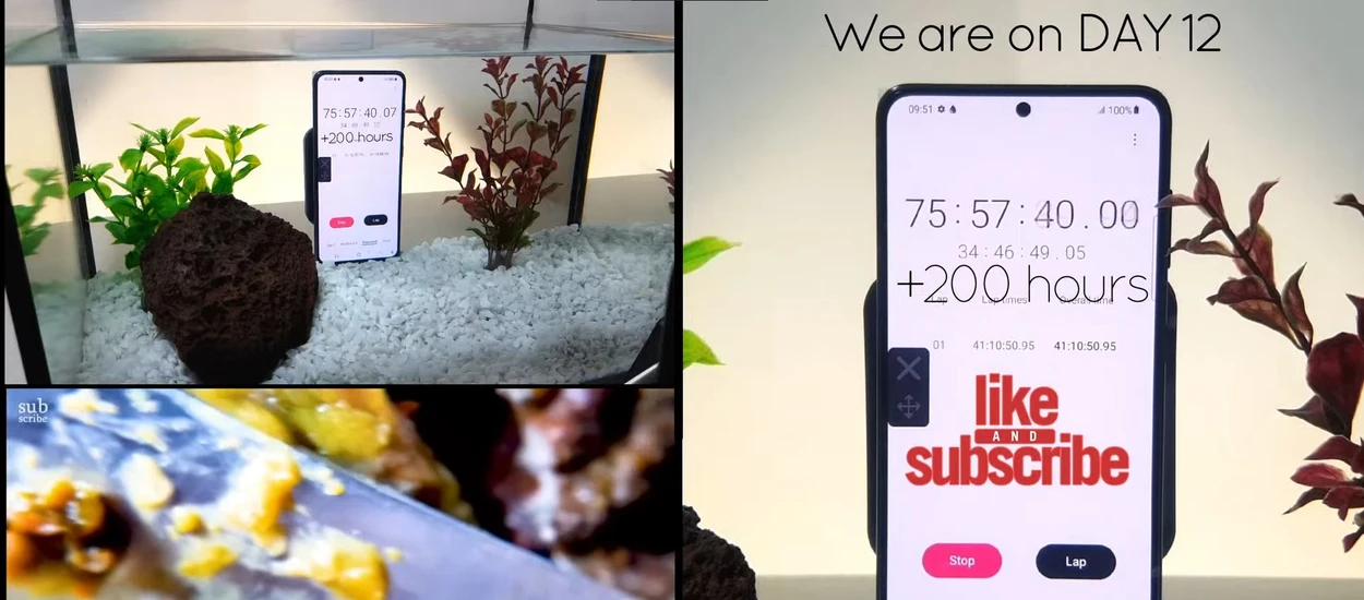 Załoga! Pełne zanurzenie! Samsung S21 wytrzymuje już 12 dni pod wodą.