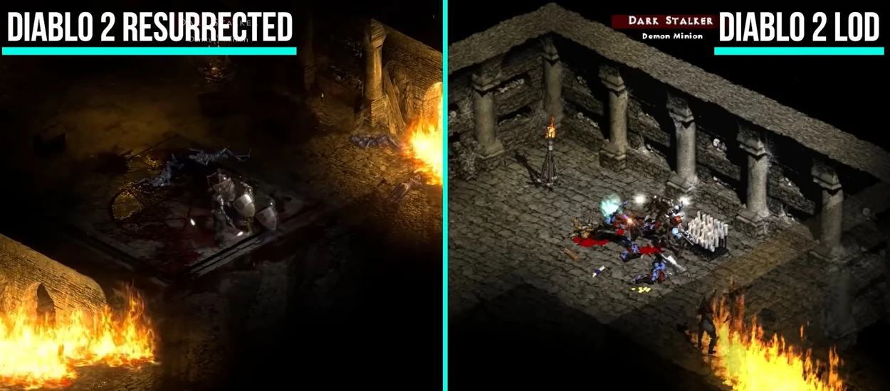 Zobaczcie, jak wygląda Diablo 2 Resurrected w bezpośrednim porównaniu z Diablo 2