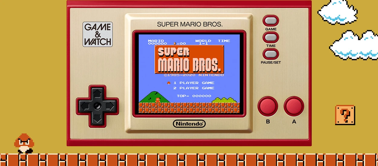 Retro-konsolka Nintendo Game & Watch: Super Mario Bros. w odświeżonym wydaniu i niższej cenie