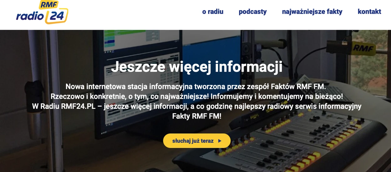 Nowe radio internetowe Radio RMF24. Jak słuchać nowej stacji?