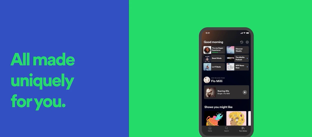 Nowości w aplikacji Spotify. Twórcy upraszczają nawigację i zmieniają stronę główą