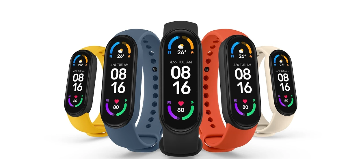 Xiaomi Mi Band 6 już oficjalnie. Ceny zaczynają się od 140 PLN