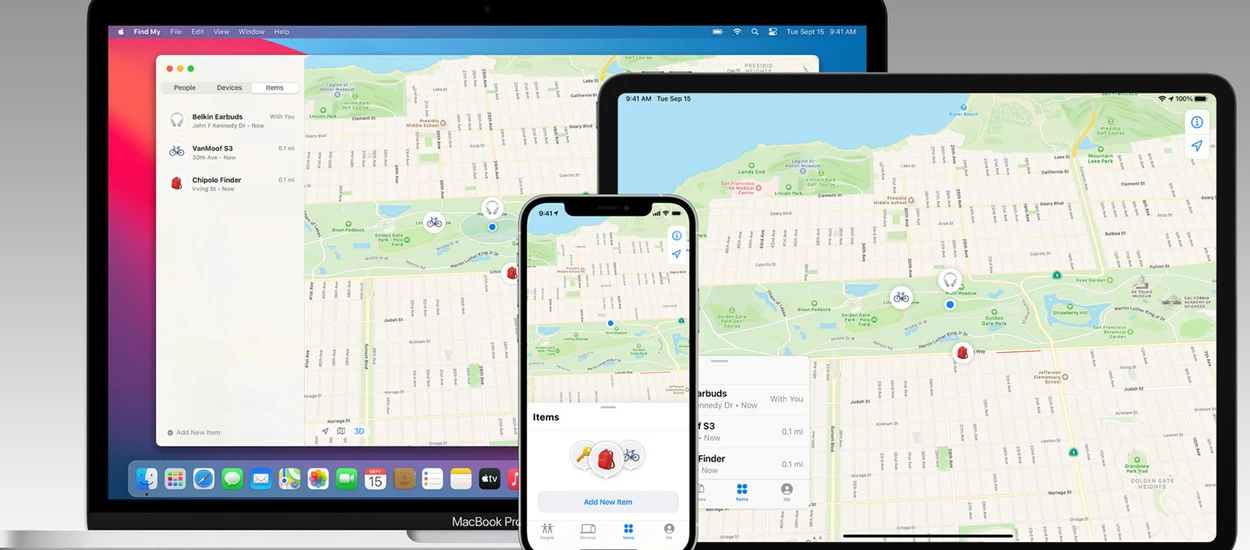 iPhone znajdzie zgubione przedmioty. Nie tylko te od Apple