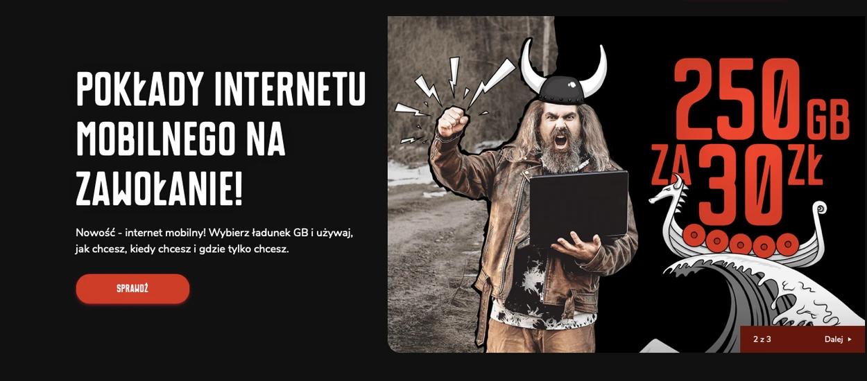 Internet mobilny na kartę? Mobile Vikings przebił Virgin Mobile - 250 GB w miesiącu!