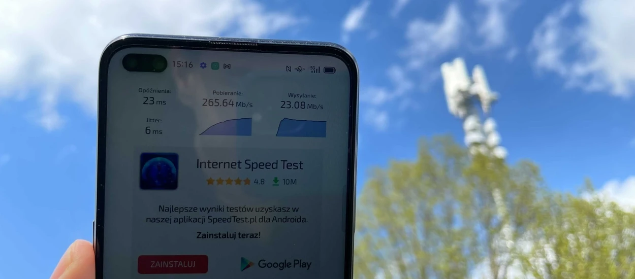 Grałem, streamowałem i udostępniałem pliki przez 5G. Czy czuć różnicę?