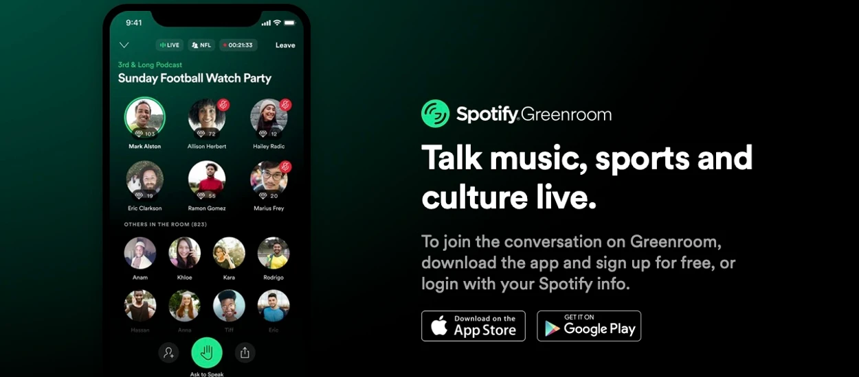 Spotify też nie potrafiło odpuścić i zrobiło swój klon Clubhouse'a. Po co im on?