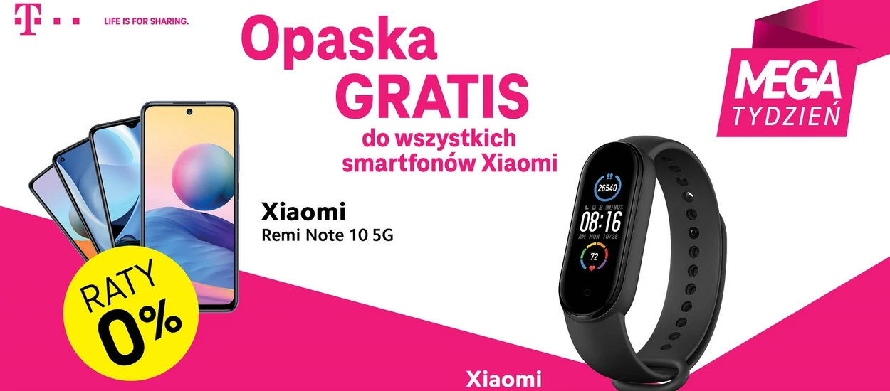 Mega Tydzień z Xiaomi. Najlepsza okazja na zakup smartfonów Xiaomi, aż 9 modeli z opaską gratis