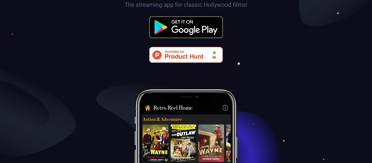 Retro Reel: klasyczne amerykańskie filmy obejrzysz za darmo w aplikacji