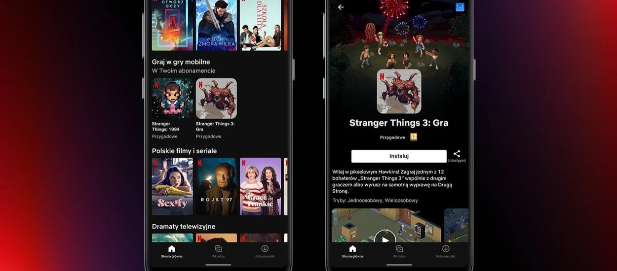 Netflix pokazuje pierwsze gry na Androida. Tylko w Polsce!