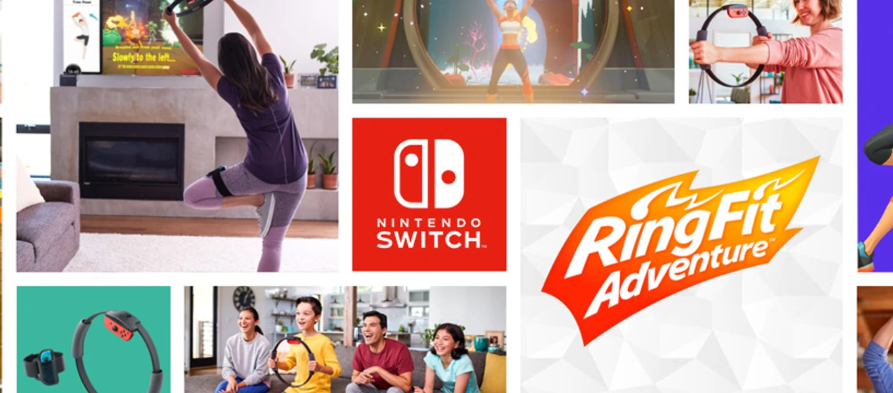 Akcesorium i gra Ring Fit Adventure na Nintendo Switch w dobrej cenie