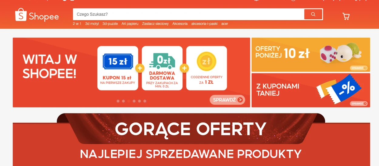 Shopee.pl już działa z dostawami InPostem. Porównujemy ceny z AliExpress, Amazon i Allegro