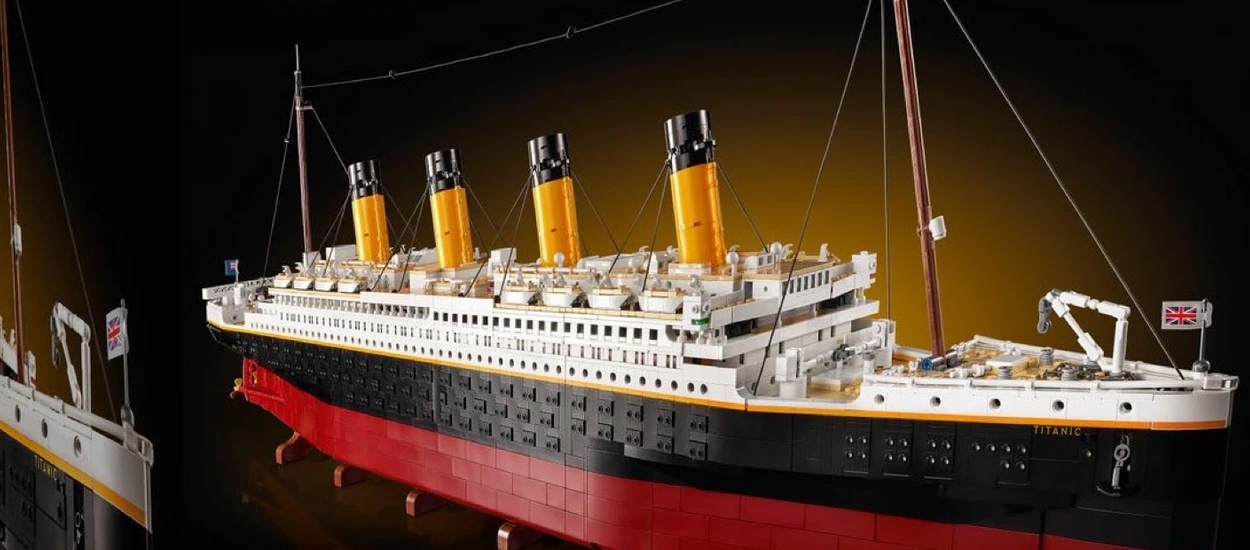 Lego pokazało ogromnego Titanica, który „rozpada” się na części