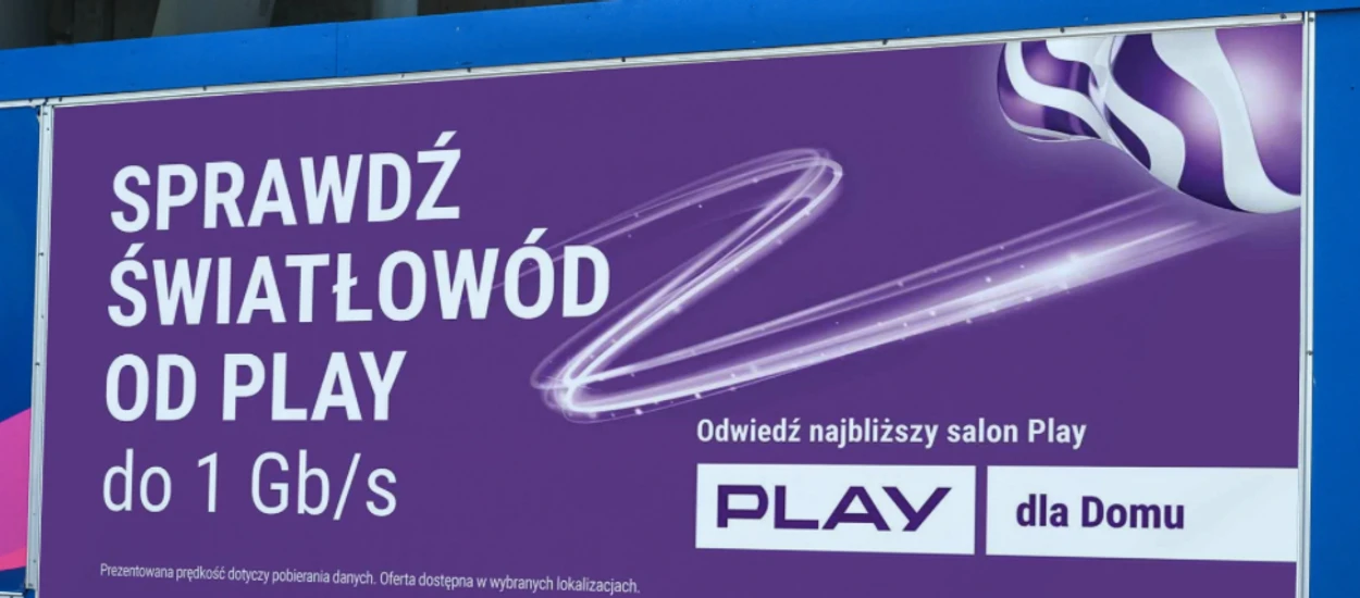 Światłowody z prędkością do 1 Gb/s w Play, ale… z opłatą za utrzymanie łącza