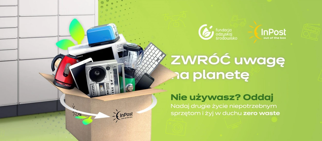 Nie używasz? Oddaj - Darmowa wysyłka Paczkomatem nieużywanego już sprzętu elektronicznego